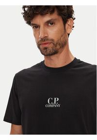 C.P. Company T-Shirt 19CMTS106A006586W Czarny Regular Fit. Kolor: czarny. Materiał: bawełna #4