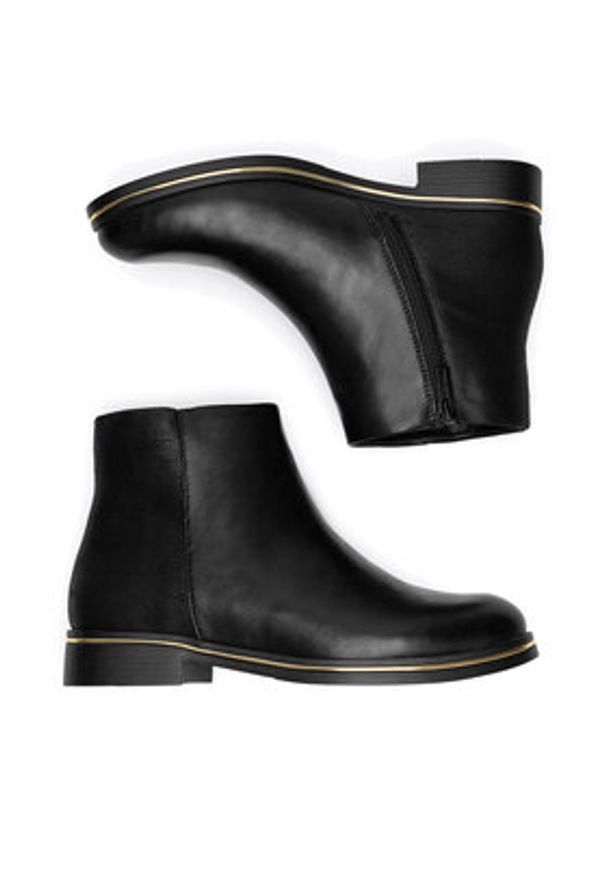Clara Barson Botki WS6517-01 Czarny. Kolor: czarny. Materiał: skóra