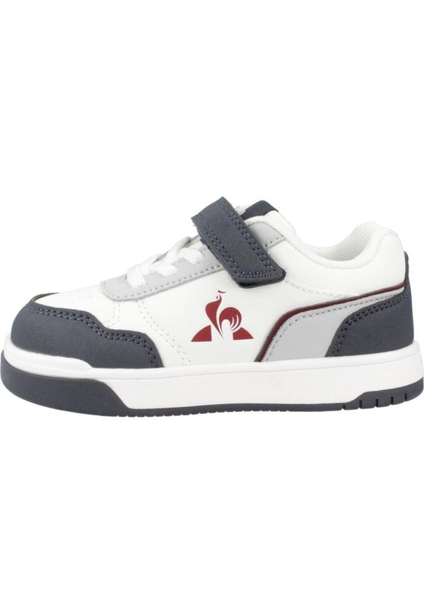 Trenerzy dla chłopców Le Coq Sportif Court Breaker. Kolor: biały. Materiał: skóra, syntetyk