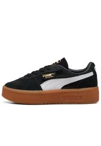 Buty Puma Palermo Elevata 39934801 - czarne. Kolor: czarny. Materiał: skóra, guma, zamsz. Szerokość cholewki: normalna. Obcas: na platformie. Sport: tenis