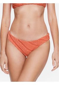Seafolly Dół od bikini Marrakesh 40473-911 Pomarańczowy. Kolor: pomarańczowy. Materiał: syntetyk #1