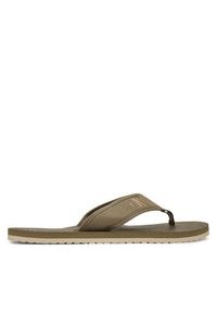 Calvin Klein Jeans Japonki Thong+ Cv YM0YM01235 Khaki. Kolor: brązowy. Materiał: materiał