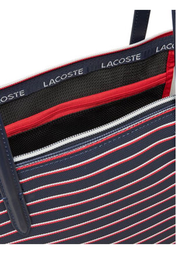 Lacoste Torebka NF4939SJ Granatowy. Kolor: niebieski. Materiał: skórzane