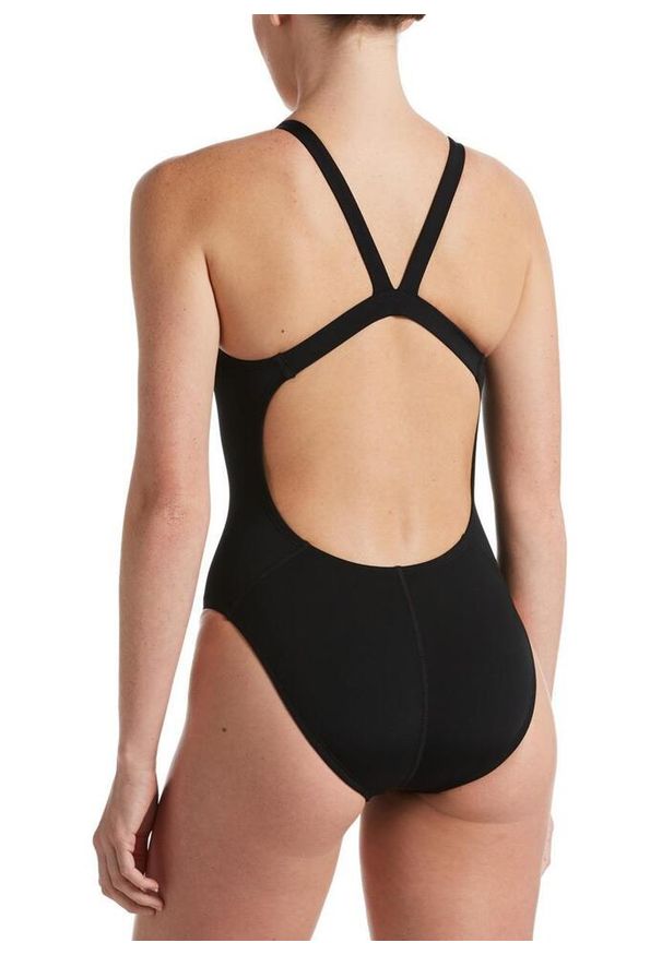 Strój Kąpielowy Nike Hydrastrong Solid Fastback – Czarny – Rozmiar 20. Kolor: czarny