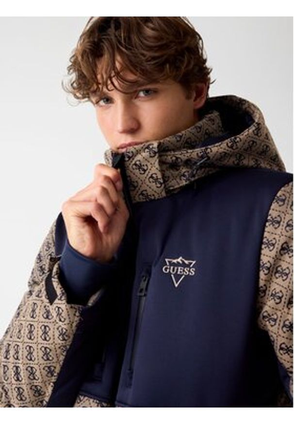 Guess Kurtka przejściowa 179584 Beżowy Classic Fit. Kolor: beżowy