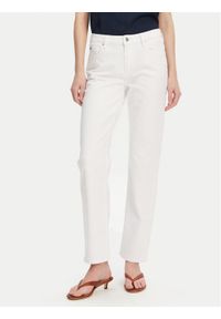 TOMMY HILFIGER - Tommy Hilfiger Jeansy Classic WW0WW45923 Biały Straight Fit. Kolor: biały
