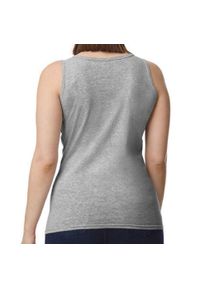 GILDAN - Podkoszulek Damski/płaski Softstyle Plain Tank Top. Kolor: szary