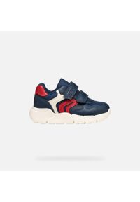 Geox - Buty GEOX B FLEXYPER MINI BOY Niebieski. Okazja: na co dzień. Kolor: czerwony, niebieski, wielokolorowy. Materiał: syntetyk, tkanina