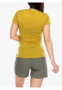 SENSOR - Koszulka merino damska Sensor Merino Air Summit Tee. Kolor: żółty