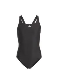 Adidas - Cut 3-Stripes Swimsuit. Kolor: biały, wielokolorowy, czarny