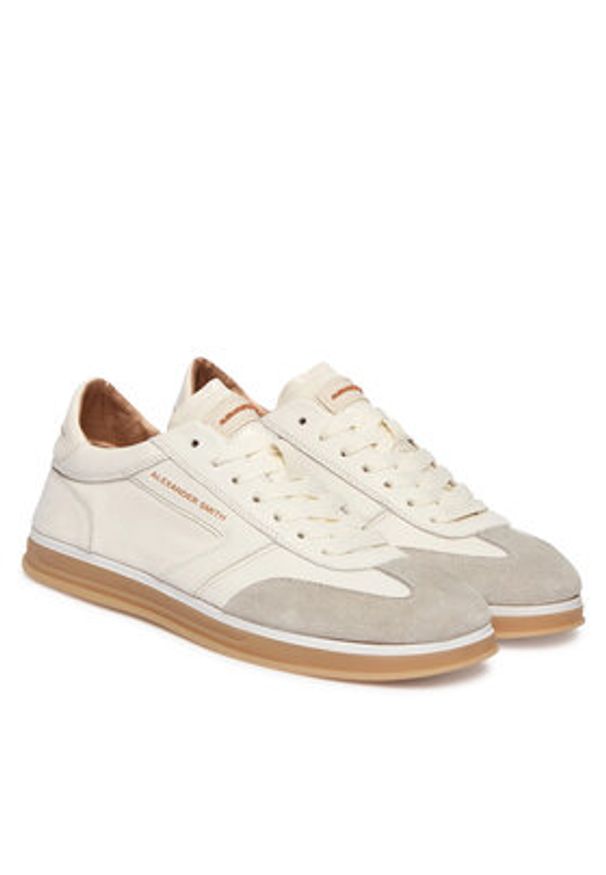 Alexander Smith Sneakersy Thames ASBDTMW Écru. Materiał: skóra