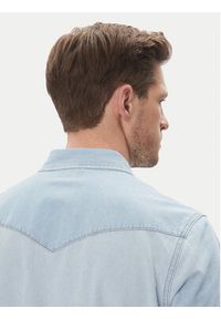 Wrangler Koszula jeansowa Western 112362742 Niebieski Regular Fit. Kolor: niebieski. Materiał: bawełna #5