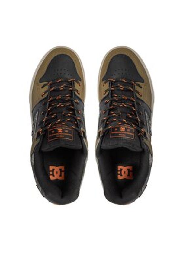 DC Sneakersy Pure Wnt ADYS300151 Czarny. Kolor: czarny. Materiał: skóra