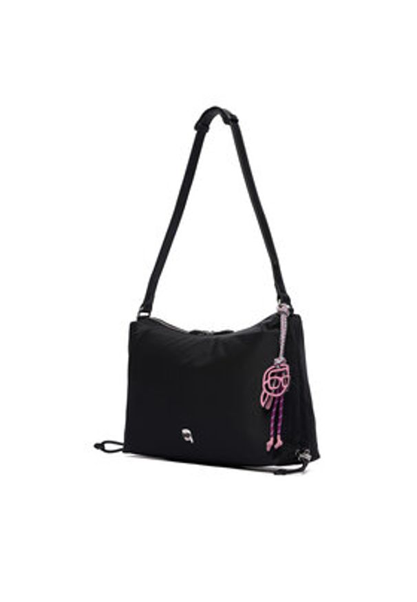 Karl Lagerfeld - KARL LAGERFELD Torebka A4W30014 Czarny. Kolor: czarny. Materiał: skórzane