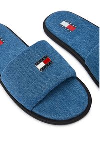 Tommy Jeans Klapki Tjw Padded Denim Casual Slide EN0EN03020 Niebieski. Okazja: na co dzień. Kolor: niebieski. Materiał: materiał. Styl: casual #5