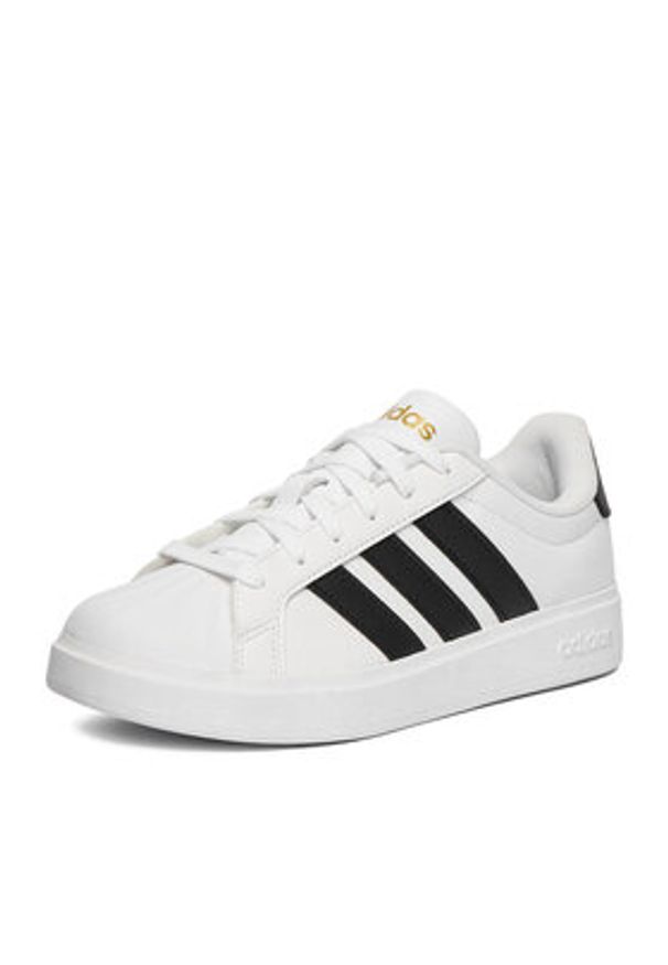 Adidas - adidas Sneakersy CEO-STREETTALK JP8275 W Biały. Kolor: biały. Materiał: skóra