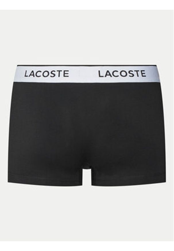 Lacoste Komplet 3 par bokserek 5H2392 Czarny. Kolor: czarny. Materiał: bawełna
