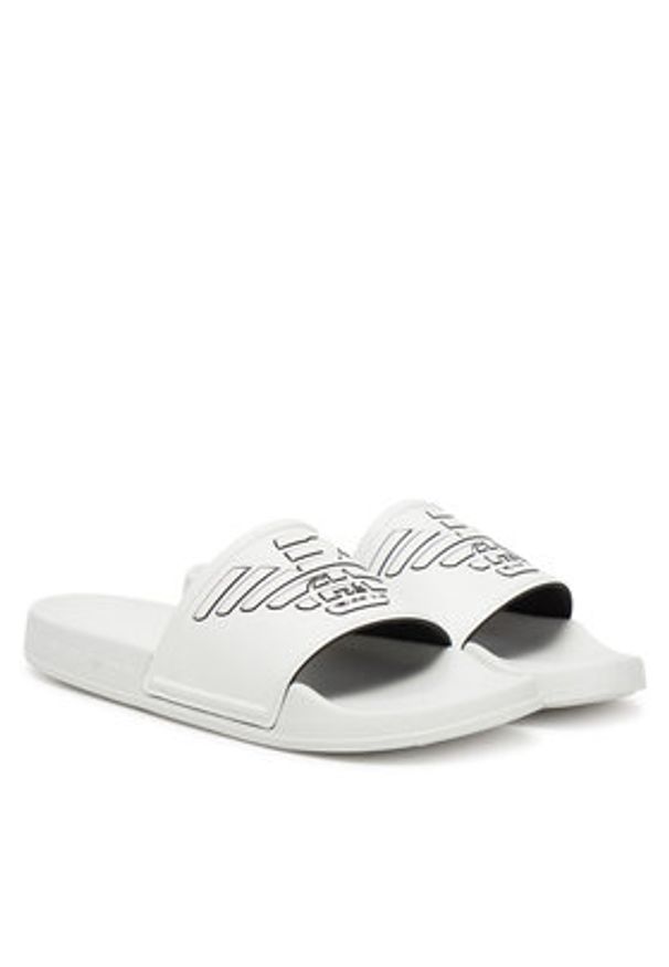 Emporio Armani Klapki XVPS11 XR273 T680 Biały. Kolor: biały