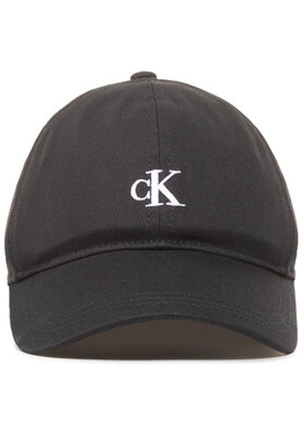 Calvin Klein Jeans Czapka z daszkiem Monogram Baseball Cap IU0IU00150 Czarny. Kolor: czarny. Materiał: materiał