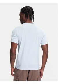 Kappa T-Shirt Logo Korpo Cafers 304J150 Błękitny Slim Fit. Kolor: niebieski. Materiał: bawełna #3