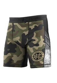 Spodenki Vale Tudo do MMA męskie EXTREME HOBBY MILITARY. Kolor: zielony, brązowy, wielokolorowy. Materiał: elastan, poliester