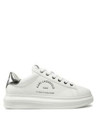 Karl Lagerfeld - KARL LAGERFELD Sneakersy KL52538K Biały. Kolor: biały. Materiał: skóra #1