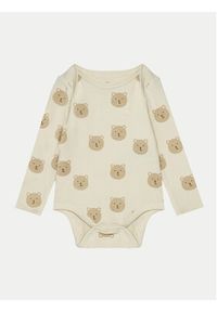 GAP - Gap Komplet body dziecięcych 600961-02 Beżowy. Kolor: beżowy. Materiał: bawełna