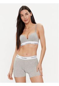 Calvin Klein Underwear Biustonosz push-up 000QF7623E Szary. Kolor: szary. Materiał: bawełna. Rodzaj stanika: push-up