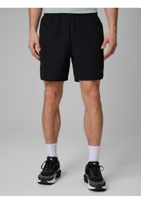 4f - 4F Spodenki treningowe szybkoschnące męskie - czarne XL. Kolor: czarny. Materiał: tkanina, włókno, skóra. Sport: fitness #2