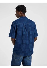 Lee - MESKA KOSZULA LEE POPOVER SHIRT SS INDIGO PATCHWORK DOBBY 112364121 #3