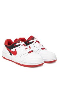 Nike Sneakersy Full Force Lo (Gs) FV5929 100 Biały. Kolor: biały. Materiał: skóra #4