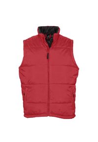 SOL'S - Ciepła Kamizelka Dla Dorosłych Unisex. Kolor: czerwony