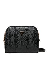 Guess Torebka Aldina HWGG96 63140 Czarny. Kolor: czarny. Materiał: skórzane