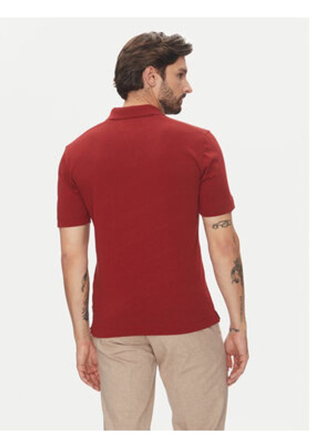 Marc O'Polo Polo 523 2091 53026 Czerwony Regular Fit. Typ kołnierza: polo. Kolor: czerwony. Materiał: bawełna
