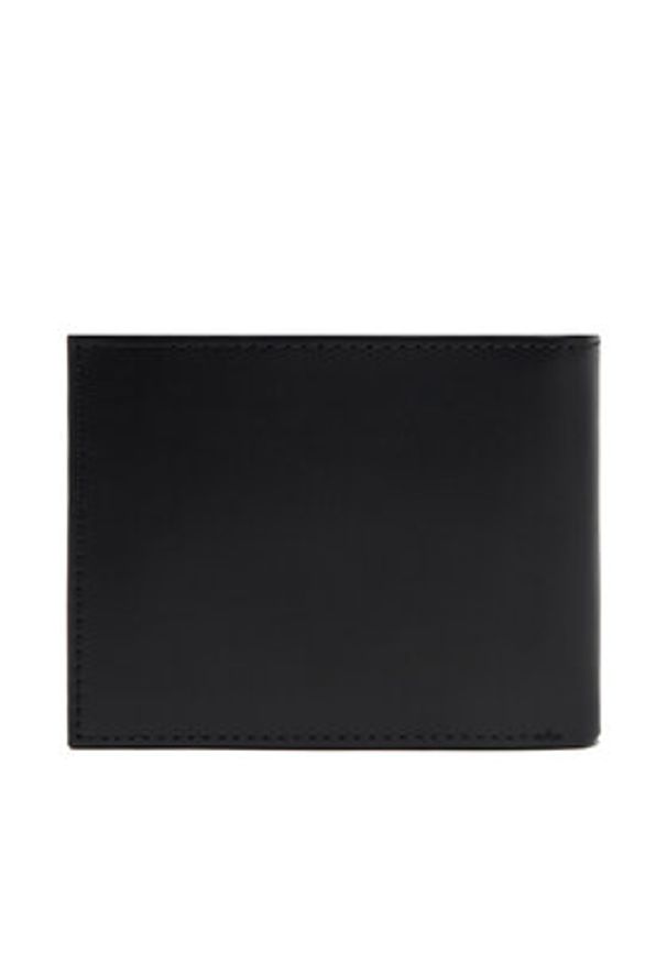 Calvin Klein Portfel męski Ck Premium Trifold 10Cc W/Coin K50K512849 Czarny. Kolor: czarny. Materiał: skóra
