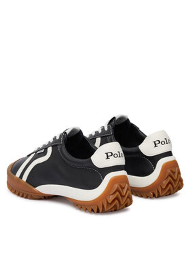 Polo Ralph Lauren Sneakersy 804P04925002 Czarny. Kolor: czarny. Materiał: skóra
