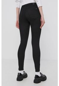 Cross Jeans Jeansy Judy damskie high waist. Stan: podwyższony. Kolor: czarny #3