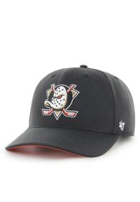 47 Brand Czapka z daszkiem NHL Anaheim Ducks H-CLZOE25WBP Czarny. Kolor: czarny. Materiał: bawełna, materiał