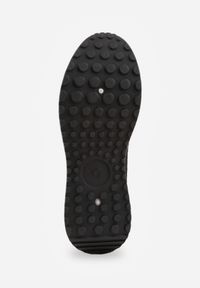 Renee - Czarne Wsuwane Półbuty w Stylu Tenisówek Ozdobione Klamrą Wiatalia. Okazja: na co dzień. Zapięcie: bez zapięcia. Kolor: czarny. Materiał: jeans. Wzór: aplikacja. Styl: casual #2