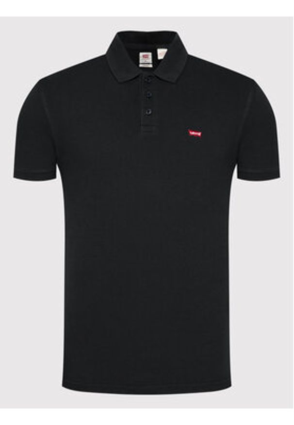 Levi's® Polo Standard Housemarked 35883-0007 Czarny Regular Fit. Typ kołnierza: polo. Kolor: czarny. Materiał: bawełna