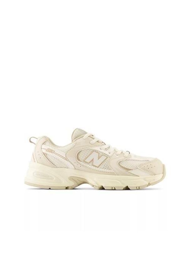 Buty do chodzenia dla dzieci New Balance 530. Zapięcie: sznurówki. Kolor: biały. Materiał: syntetyk, tkanina, materiał. Szerokość cholewki: normalna. Sport: turystyka piesza