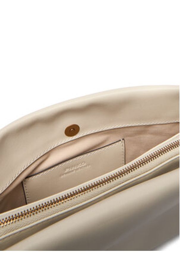 Pinko - PINKO Torebka Triplet Mini AI 25-26 PLTT 105883 A0QO Écru. Materiał: skórzane