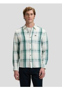 Lee - MESKA KOSZULA LEE LEESURE SHIRT ALGAE PLAID 112377248 #1