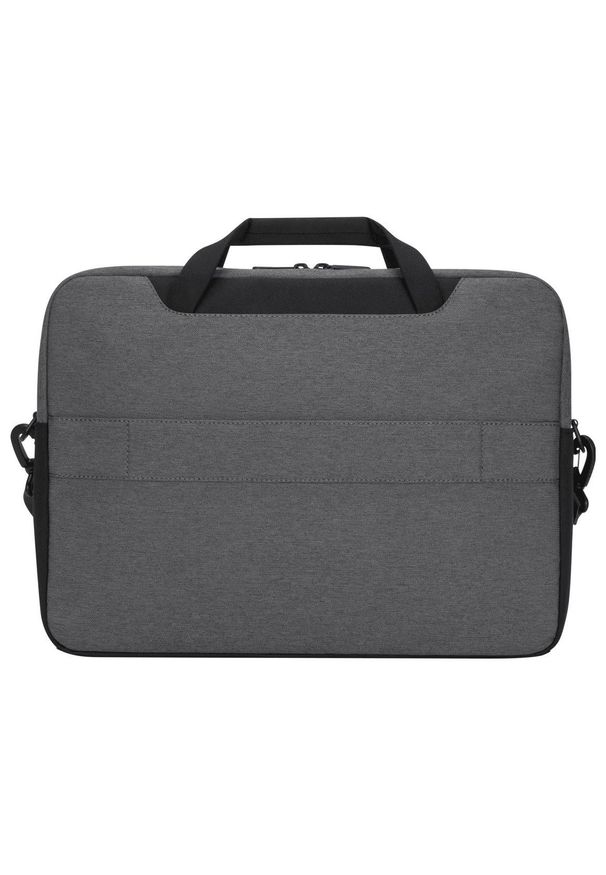 TARGUS - Torba Targus Cypress 15.6'' Briefcase EcoSmart szary. Kolor: szary. Materiał: materiał, tkanina
