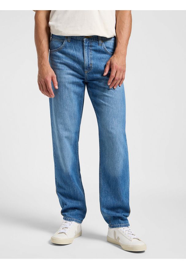 Lee - LEE MĘSKIE SPODNIE JEANSOWE LEE OSCAR ANCHORE 112364190