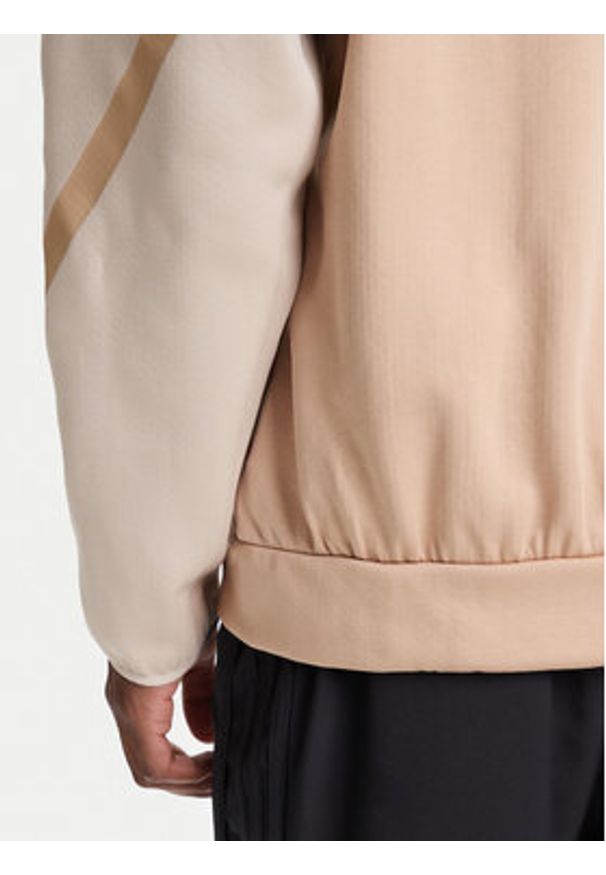 Adidas - adidas Bluza Z.N.E. JY4833 Beżowy Regular Fit. Kolor: beżowy. Materiał: bawełna