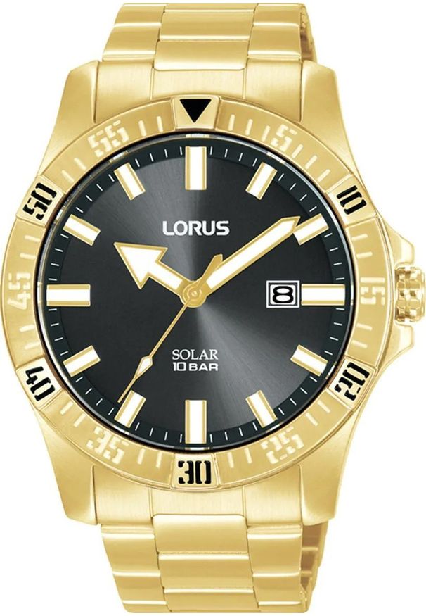 Zegarek męski Lorus RX382AX9 złoty. Kolor: złoty