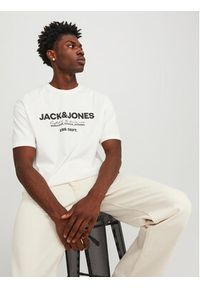 Jack & Jones - Jack&Jones T-Shirt Gale 12247782 Biały Relaxed Fit. Kolor: biały. Materiał: bawełna #7