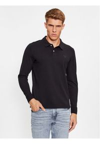 Guess Polo M3YP58 K7O64 Czarny Slim Fit. Typ kołnierza: polo. Kolor: czarny. Materiał: bawełna #1