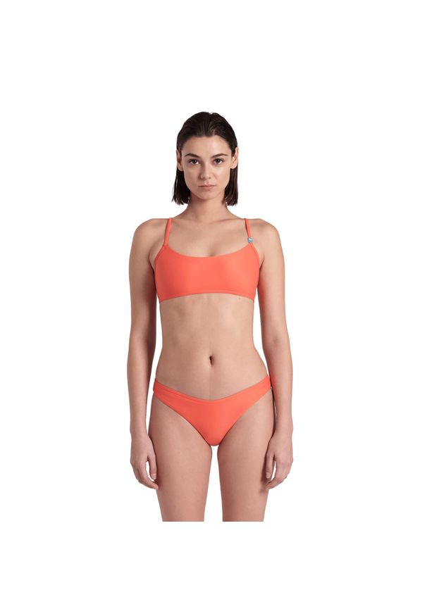 Strój kąpielowy dwuczęściowy damski bikini Arena Essentials Bandeau. Kolor: pomarańczowy